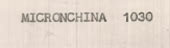 Micronchina 1030 Device mark 706959 Trademark