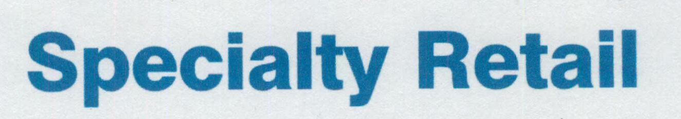 Specialty Retail (letter Written In Special Form) Device mark 1466214 Trademark