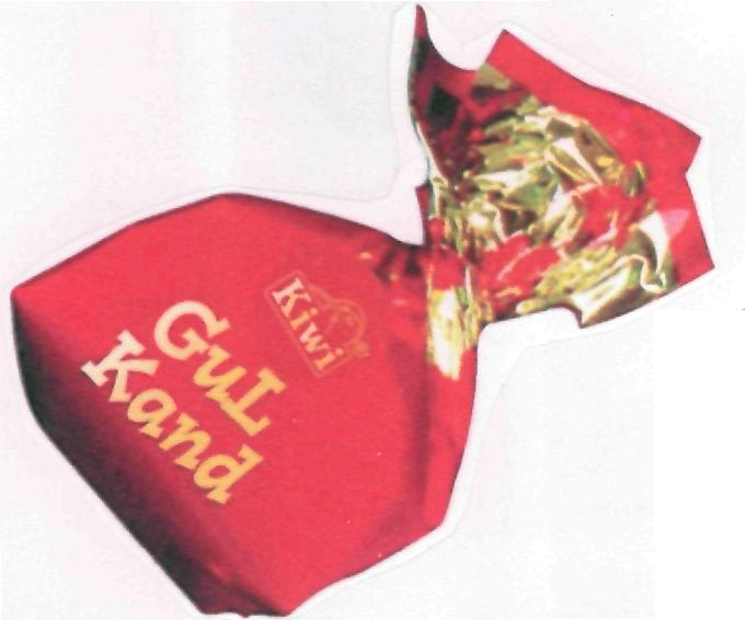 Kiwi Gul Kand (label) Device mark 2169956 Trademark