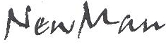 New Man Device mark 1597701 Trademark