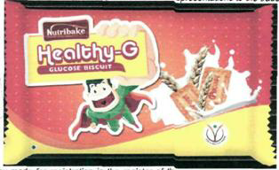 Nutribake Healthy-g Glucose Biscuit Device mark 1967129 Trademark