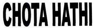Chota Hathi Device mark 2683593 Trademark