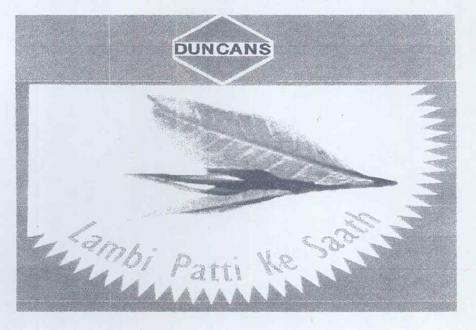 Duncans (label) Device mark 1576698 Trademark
