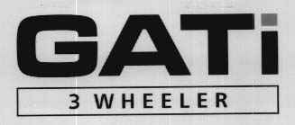 Gati, 3 Wheeler [label] Device mark 1411251 Trademark