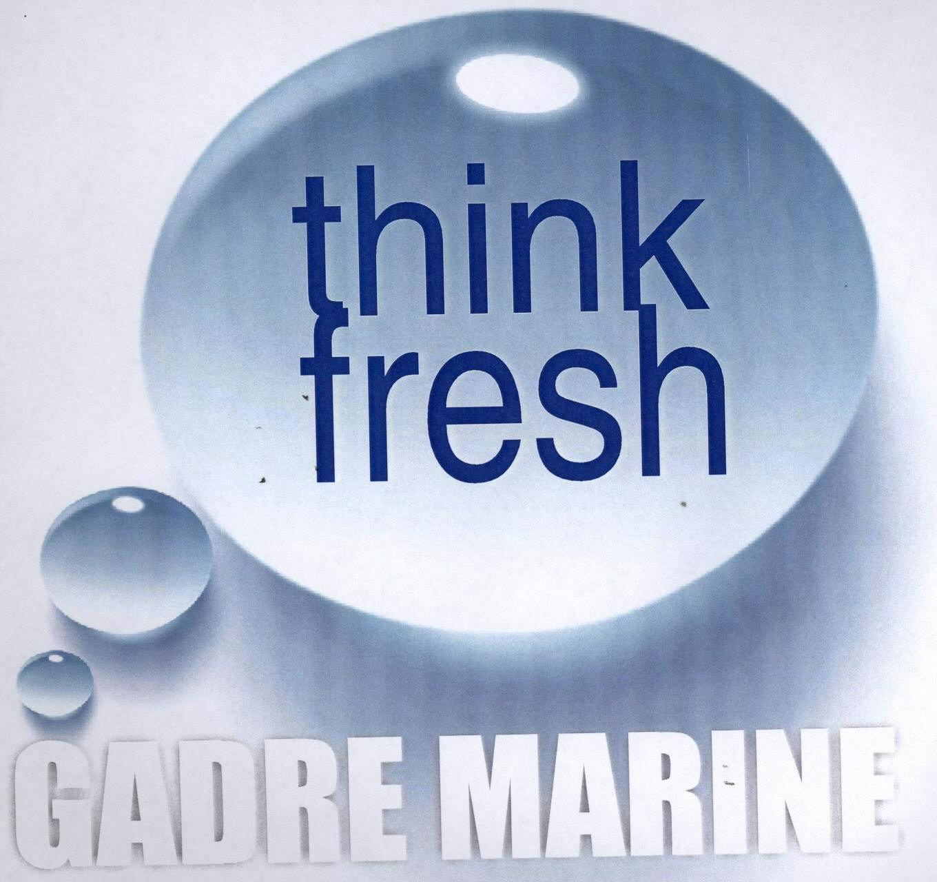 Think Fresh, (gadre Marine) Label Device mark 1727381 Trademark