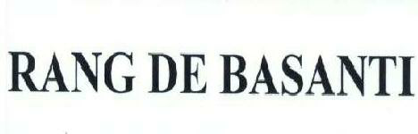 Rang De Basanti Device mark 1561234 Trademark