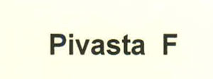 Pivasta F Device mark 2630233 Trademark