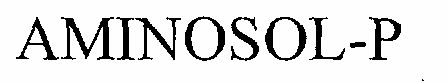Aminosol-p (label) Device mark 1425211 Trademark