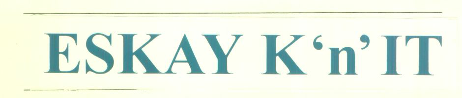 Eskay K 'n' It (letter Written In Special Form) Device mark 1456979 Trademark