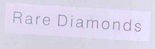 Rare Diamonds Device mark 1742778 Trademark