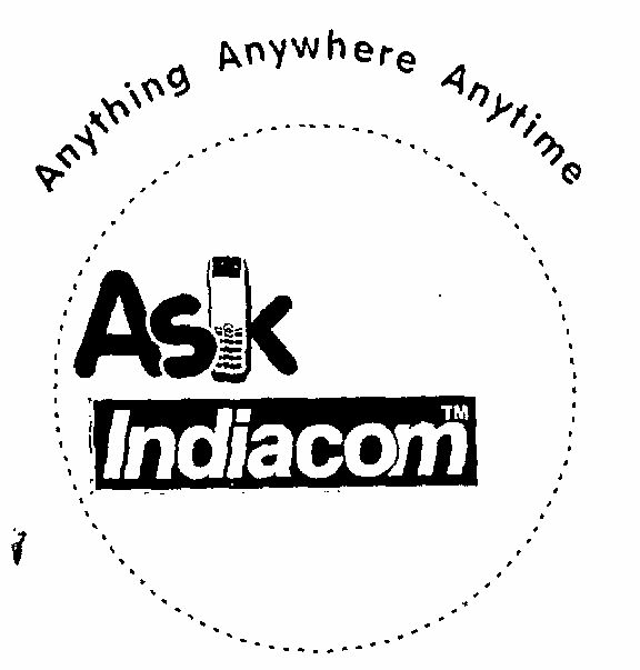 Ask Indiacom (label) Device mark 1546311 Trademark