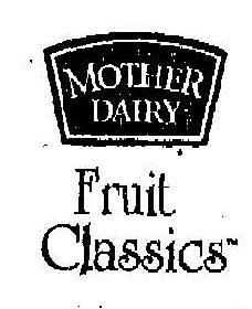 Mother Dairy (label) Device mark 1307520 Trademark