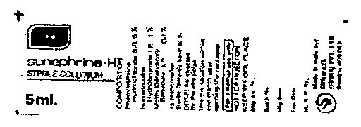Sunephrine-h Device mark 707902 Trademark