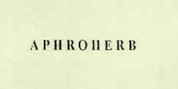 Aphroherb Device mark 773041 Trademark
