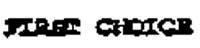First Choice. Device mark 1211894 Trademark