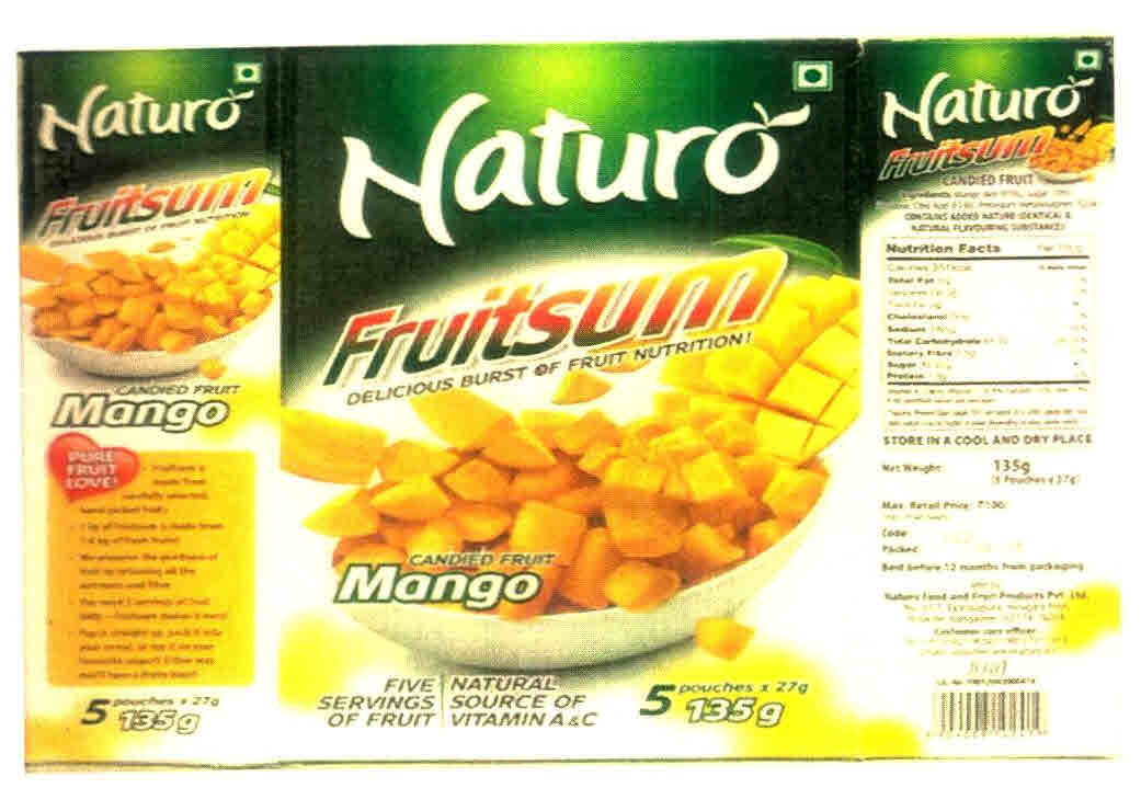 Naturo Fruitsum Device mark 2986596 Trademark