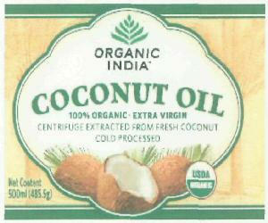 Organic India Coconut Oil (label) Device mark 2805992 Trademark