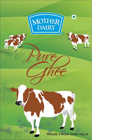 Pure Ghee (cow) (label) Device mark 2892371 Trademark