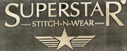 Superstar, Stitch-n-wear (label) Device mark 750818 Trademark