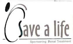 Save A Life Sponsoring Renal Treatment Device mark 1081973 Trademark