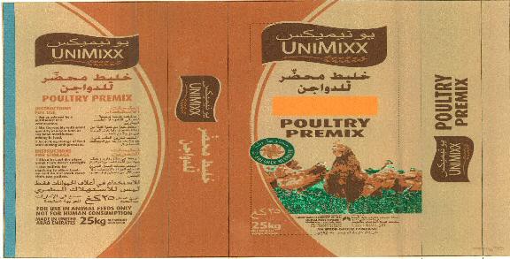 Allana Unimixx Poultry Premix Device mark 2503517 Trademark