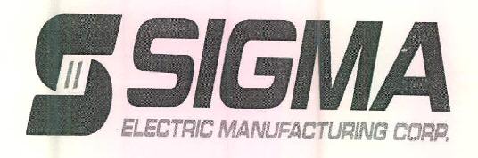 Sigma Electric Manufacturing Corp. Device mark 2575923 Trademark