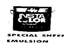 Insta Color Special Sheen Emulsion Tin (device) Device mark 817466 Trademark