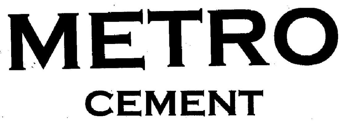 Metro Cement (word) Device mark 1779191 Trademark