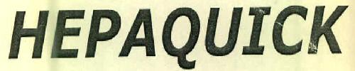Hepaquick Device mark 2724866 Trademark