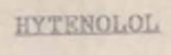 Hytenolol Device mark 642918 Trademark