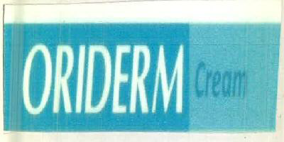 Oriderm Cream Device mark 2582484 Trademark