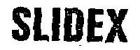 Slidex (label) Device mark 757237 Trademark