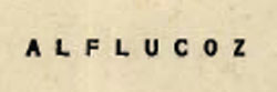 A L F L U C O Z Device mark 636135 Trademark