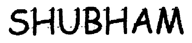 Shubham (word) Device mark 1778872 Trademark