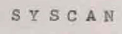 Syscan Device mark 598226 Trademark