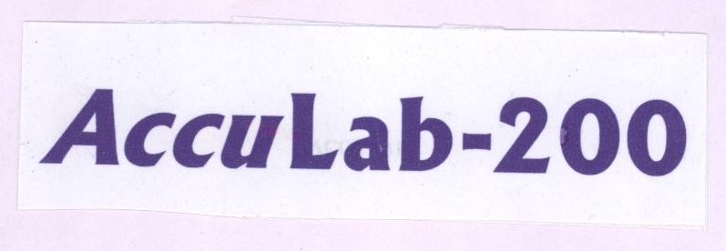 Acculab-200 Device mark 1874548 Trademark