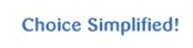 Choice Simplified! Device mark 1676426 Trademark