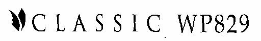 C L A S S I C Wp829 Device mark 1521167 Trademark