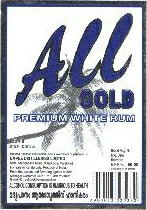 All Gold Premium White Rum Device mark 1884917 Trademark