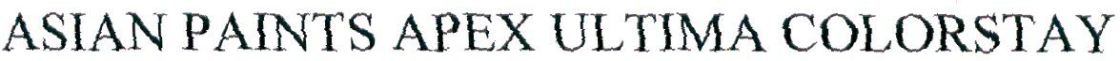 Asain Paints Apex Ultima Colorstay Device mark 1902543 Trademark