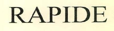 Rapide Device mark 2849199 Trademark