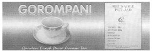 Gorompani, (de. Of Cup And Plate) Device mark 1160718 Trademark
