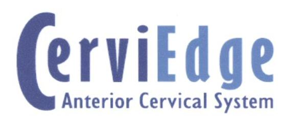 Cerviedge Anterior Cervical System (device) Device mark 1588577 Trademark