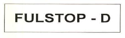 Fulstop - D Device mark 2927063 Trademark