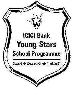 Icici Bank Young Stars School Programme (logo) Device mark 1983416 Trademark