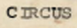 Circus Device mark 600300 Trademark