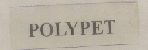 Polypet (label) Device mark 849786 Trademark