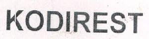 Kodirest Device mark 2335510 Trademark