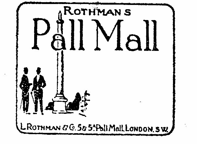 Rothmans Pall Mall (device) Device mark 12472 Trademark