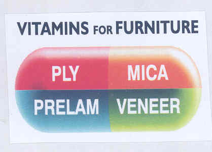 Vitamins For Furniture (label) Device mark 1767825 Trademark
